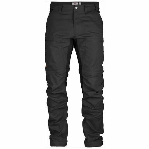 Fjällräven Men Abisko Hiking Pants Black Grey PH225323 Philippines